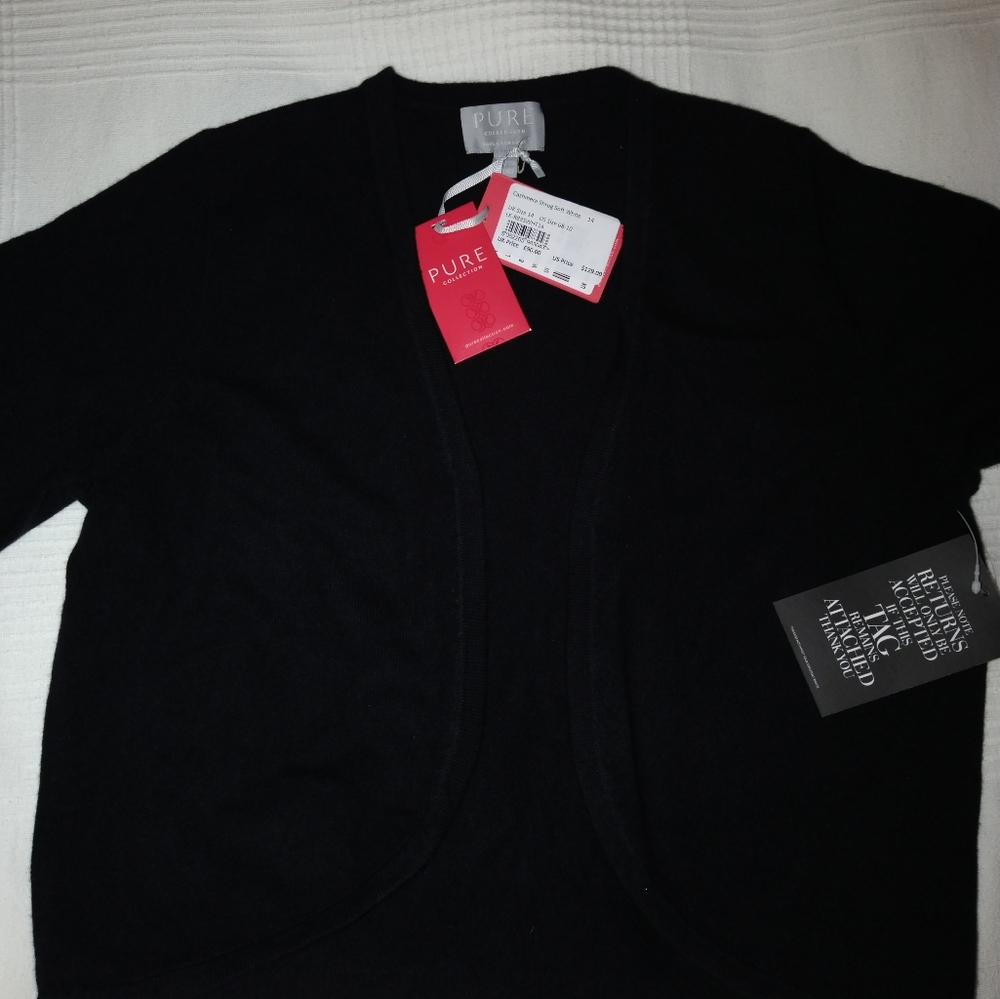 Pure Collection cashmere shrug
